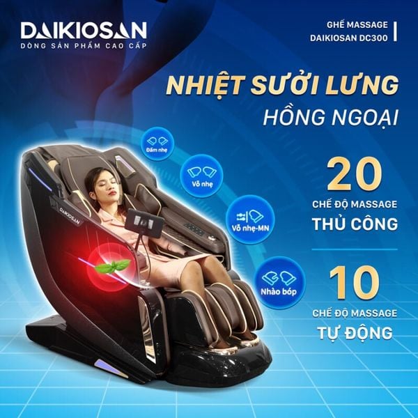 Ghế massage Daikiosan DC300 sơn trà