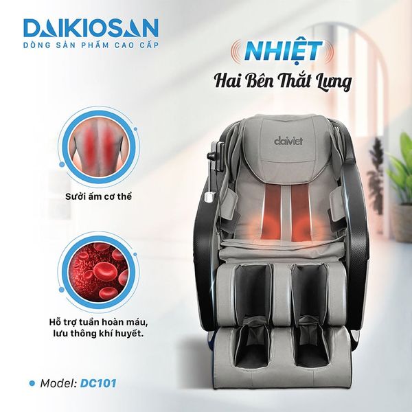 Ghế massage Daikiosan DC101&nbsp;đà nẵng hải châu