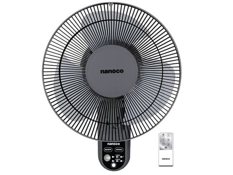 Quạt treo tường Nanoco NWF1219RC-GR Remote