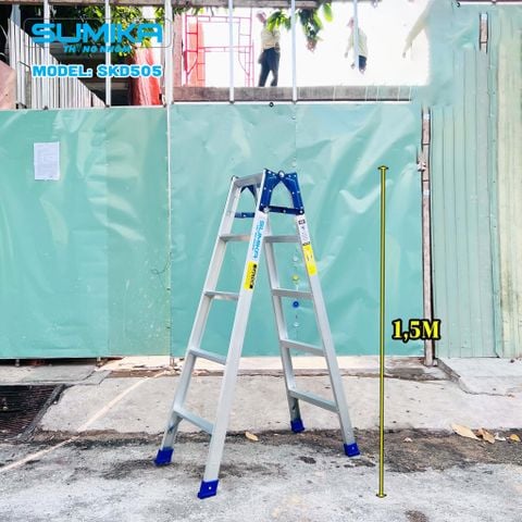 Thang nhôm xếp chữ A Sumika SKD505, chiều cao 1.5M+1.5M Đà Nẵng