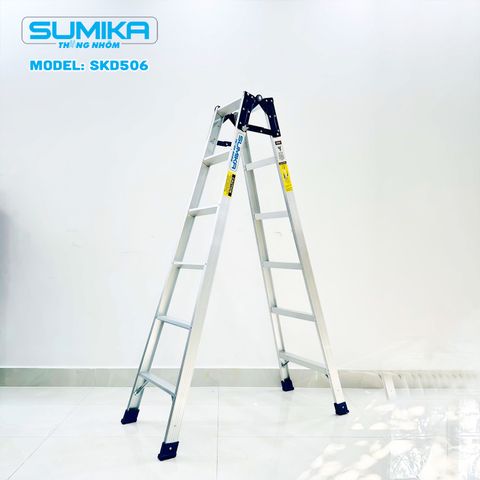 Thang nhôm xếp chữ A Sumika SKD506, chiều cao 1.8M+1.8M Đà Nẵng