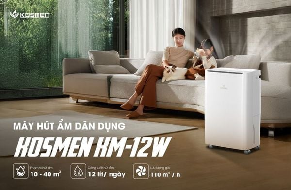 Máy hút ẩm Kosmen KM-12W wifi 12 lít Đà Nẵng