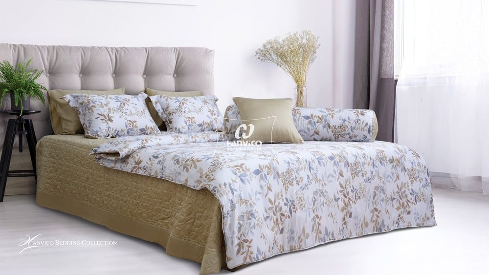 Bộ ga gối Blue Sky Tencel – DLS232 Hanvico