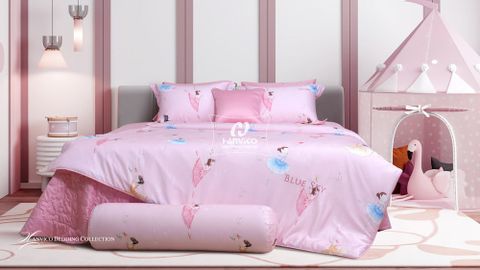 Bộ ga gối Blue Sky Tencel – DLS234 Hanvico