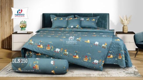Bộ ga gối Blue Sky Tencel – DLT250 Hanvico