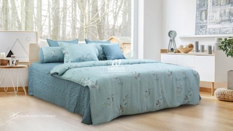 Bộ ga gối Blue Sky Tencel – DLT231 Hanvico