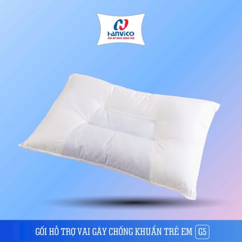 Gối Hỗ Trợ Vai Gáy Chống Khuẩn Trẻ Em G5 35X50CM  hanvico
