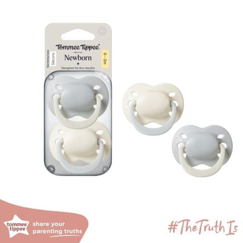 Ty Ngậm Sơ Sinh Cho Bé Tommee Tippee 0-2 Tháng (Vỉ Đôi)