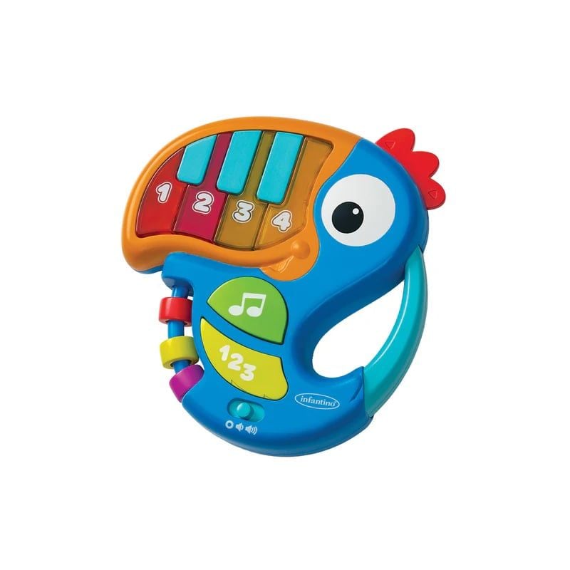 CHÚ VẸT PIANO PHÁT NHẠC VÀ HỌC SỐ INFANTINO - PIANO & NUMBERS LEARNING TOUCAN