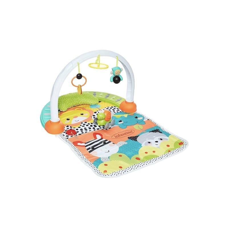 THẢM CHƠI VẬN ĐỘNG INFANTINO CÓ ĐƯỜNG RAY TÀU HOẢ - WATCH ME GROW 4-IN-1 ACTIVITY GYM
