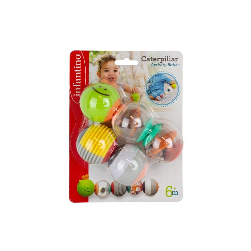 ĐỒ CHƠI XÚC XẮC INFANTINO HÌNH SÂU - CATERPILLAR ACTIVITY BALL