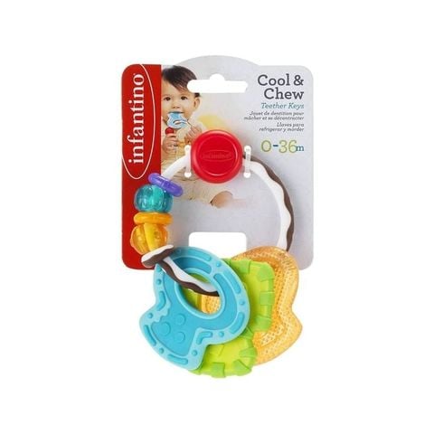 Gặm nướu chùm chìa khoá Infantino - Cool & Chew Teether Keys