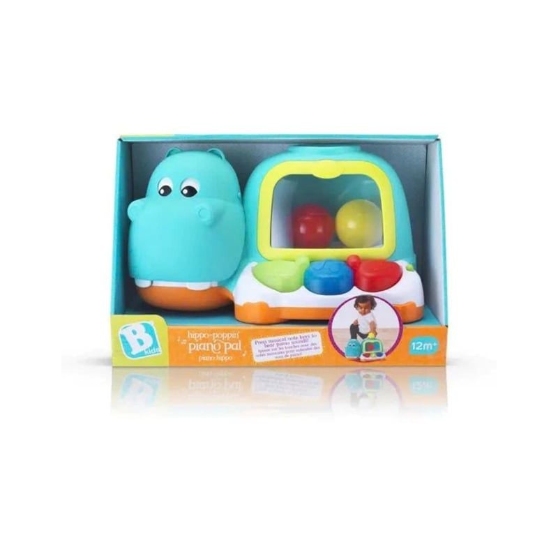 ĐỒ CHƠI THẢ BÓNG PIANO INFANTINO HÌNH CHÚ HÀ MÃ - HIPPO-POPPIN' PIANO PAL