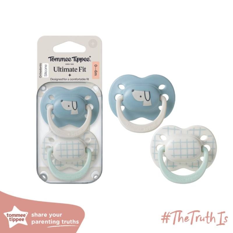 TY NGẬM VUI NHỘN CHO BÉ TOMMEE TIPPEE 0-6 THÁNG (VỈ ĐÔI)