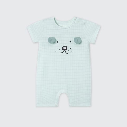 Body cộc tay La Pomme Cún con đáng yêu -  Xanh