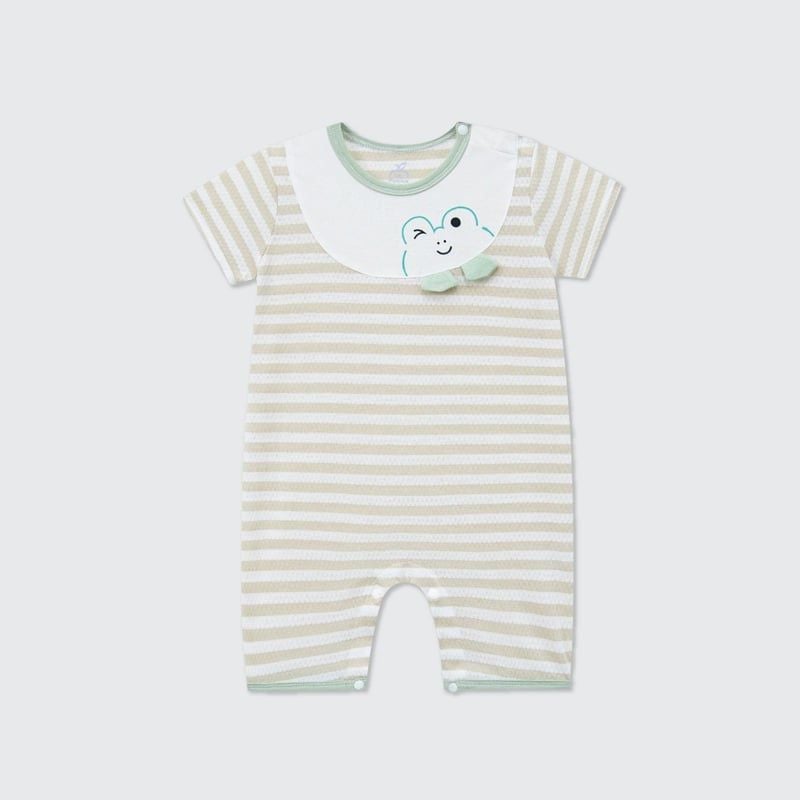 BODY CỘC TAY LA POMME ẾCH CON VUI NHỘN XANH