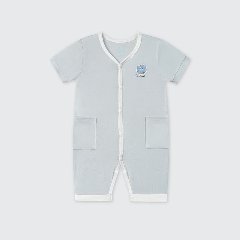 BODY CỘC TAY LA POMME DONUT - XANH