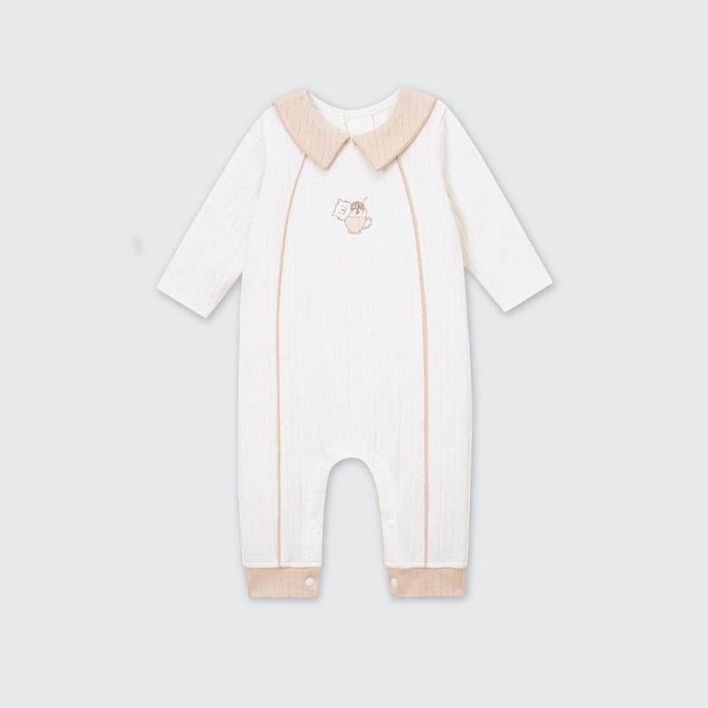BODY DÀI TAY LA POMME MÈO CON NGỘ NGHĨNH - TRẮNG BE
