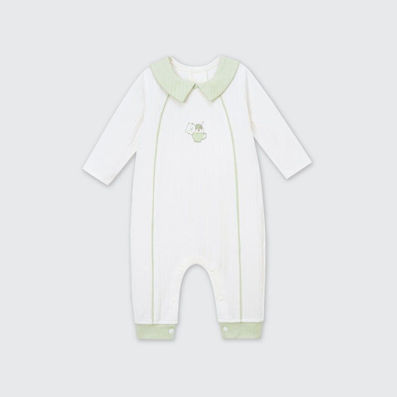BODY DÀI TAY LA POMME MÈO CON NGỘ NGHĨNH - TRẮNG XANH