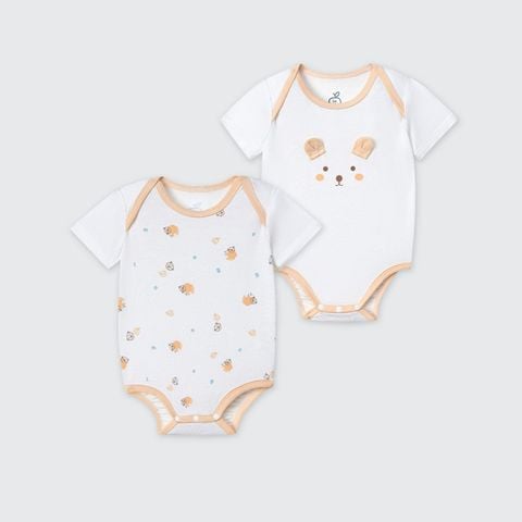 Set 2 Bodychip cộc La Pomme Cổ cách điệu tiện lợi -  Cam