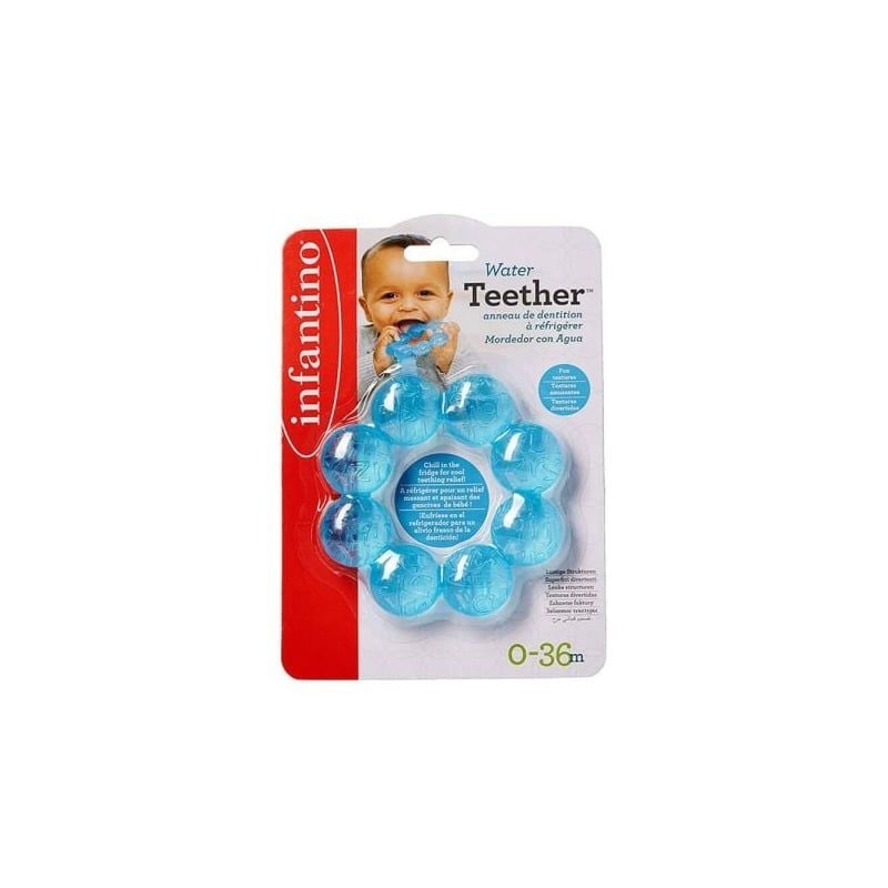GẶM NƯỚU SILICON INFANTINO MÀU XANH DƯƠNG - WATER TEETHER (AQUA)