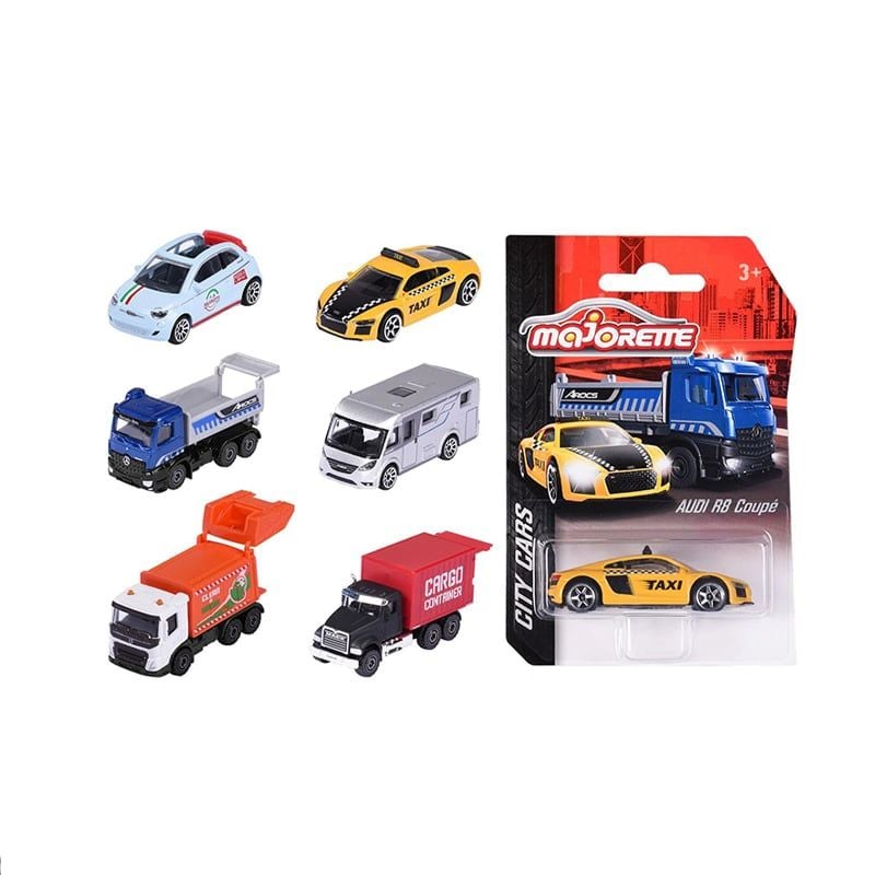 XE MÔ HÌNH ĐƯỜNG PHỐ MAJORETTE CITY ASSORTMENT, 6-ASST.
