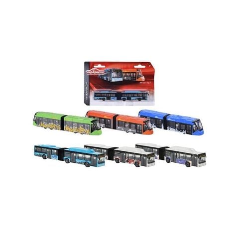 Xe Mô Hình Lion's City Bus + Siemens Avenio Tram MAJORETTE MAN