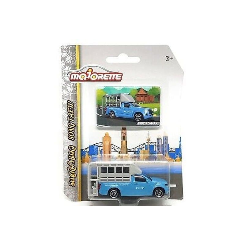 XE MÔ HÌNH MAJORETTE ISUZU D-MAX SONG TEAW BLUE EDITION 212053056T11