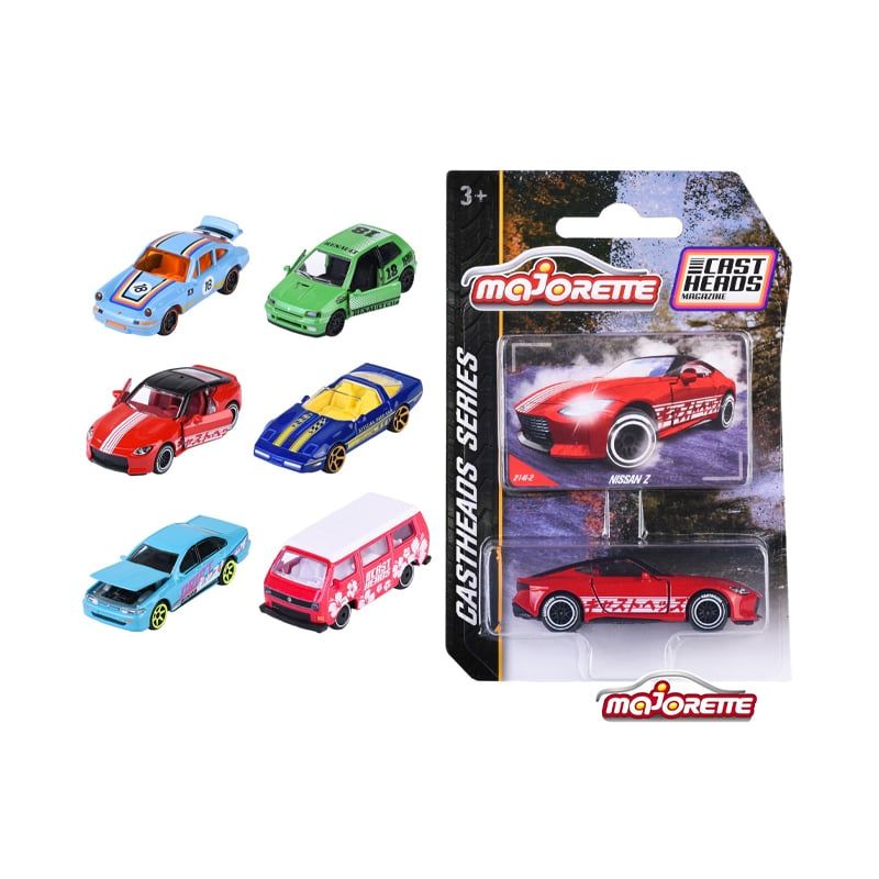 XE MÔ HÌNH MAJORETTE CASTHEADS SERIES