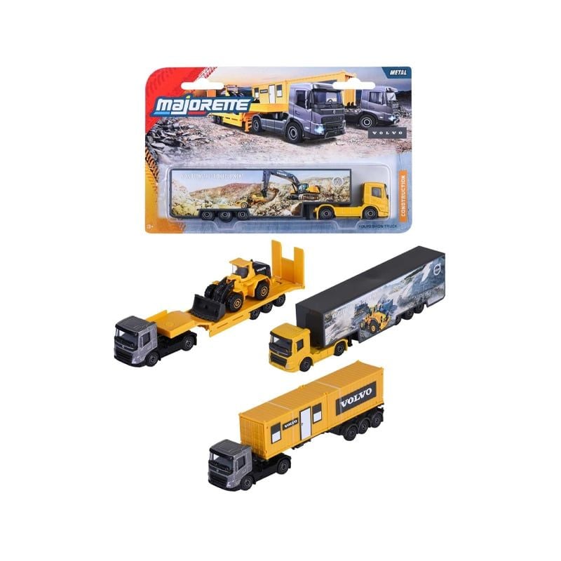 ĐỒ CHƠI XE MÔ HÌNH MAJORETTE VOLVO CONSTRUCTION TRANSPORTER