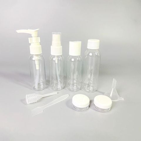 436 Bộ chiết mỹ phẩm 9 món kèm túi đựng