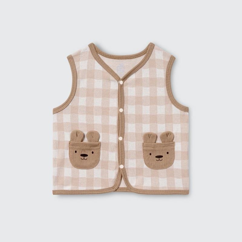 ÁO GILE LA POMME ĐÔI TAI LỚN CỦA BÁC GẤU NÂU