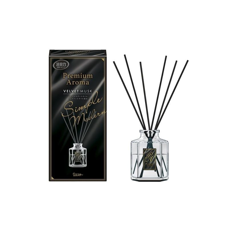SHOSHURIKI PREMIUM AROMA STICK KHỬ MÙI CĂN PHÒNG HƯƠNG THƠM VELVET MUSK
