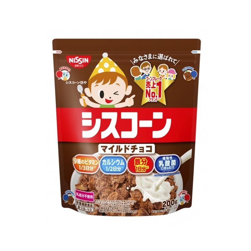 NGŨ CỐC NISSIN CIS CORN BIG MILD CHOCOLATE DẸT NEW 200G