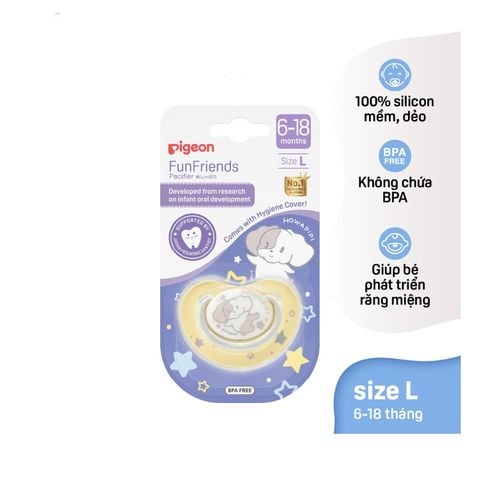 Ty Ngậm Funfriends Pigeon L Size - Howapipi Vàng