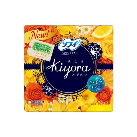 Băng vệ sinh hàng ngày hương hoa Sophie Kiyora Citrus & Ylang Ylang 72 miếng (24)