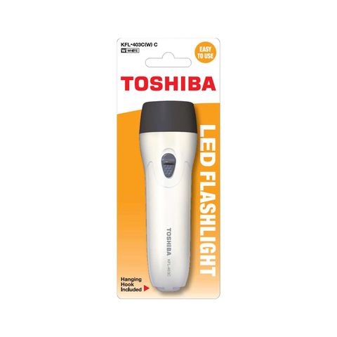 Đèn pin TOSHIBA LED FLASHLIGHT-KFL 403C màu trắng