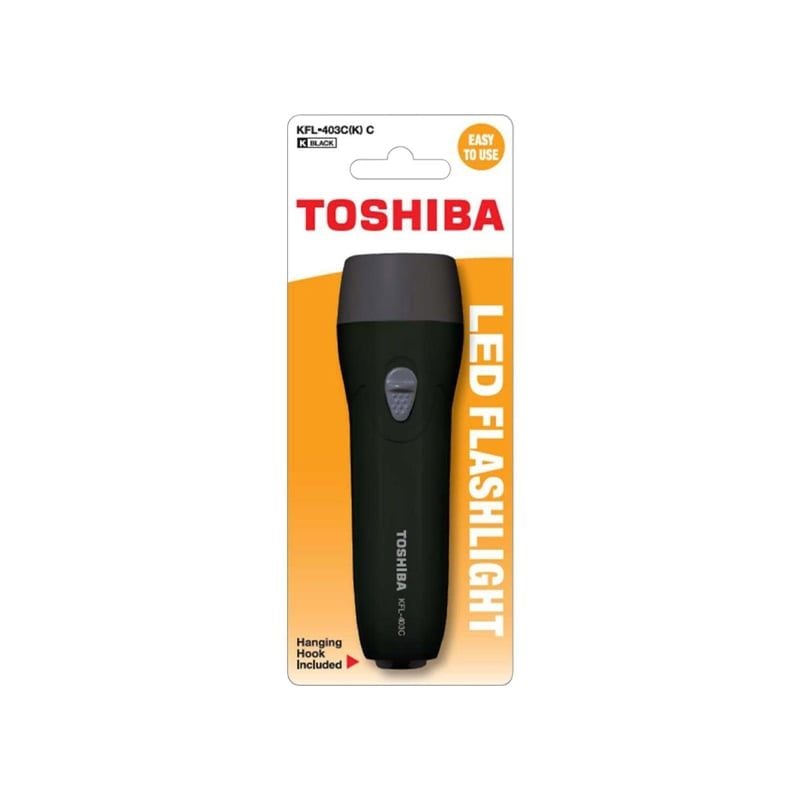 ĐÈN PIN TOSHIBA LED FLASHLIGHT-KFL 403C MÀU ĐEN