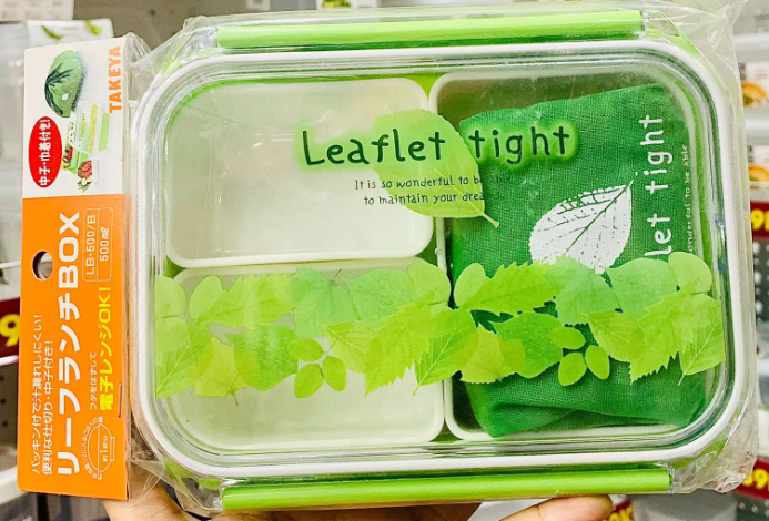 HỘP ĐỰNG CƠM BENTO CHIA 3 NGĂN KÈM TÚI ĐỰNG 500ML