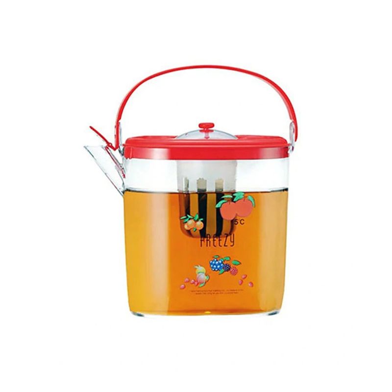 Bình uống nước kèm lọc trà 1,2L (nắp đỏ)