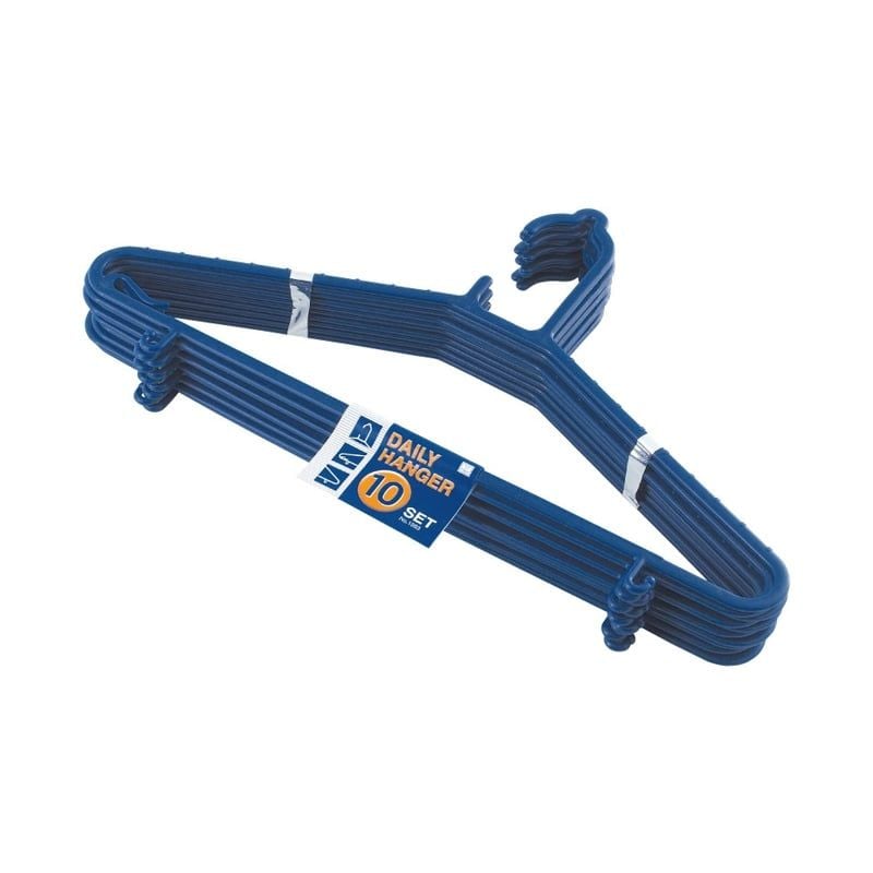 SET 10 MÓC PHƠI QUẦN ÁO KOKUBO (MÀU XANH)