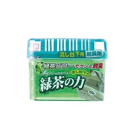 Hộp khử mùi ngăn tủ bếp hương trà xanh Kokubo 150gr
