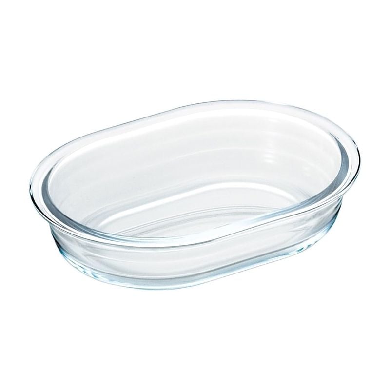 KHAY THỦY TINH HÌNH BẦU DỤC 19CM