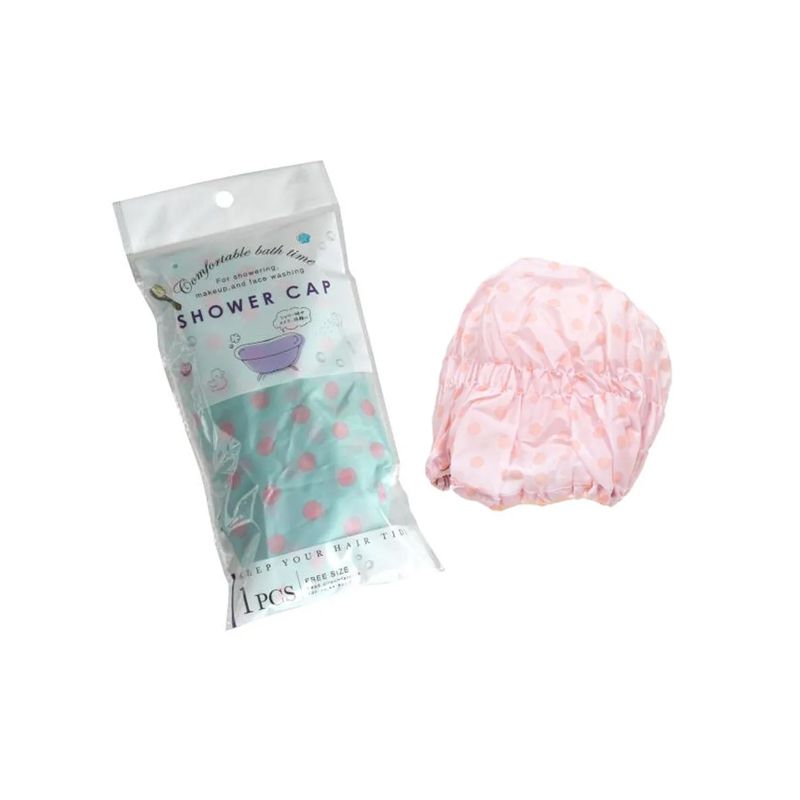 MŨ NHỰA CHỤP ĐẦU KHI TẮM SERIA FREE SIZE GDJ - 097