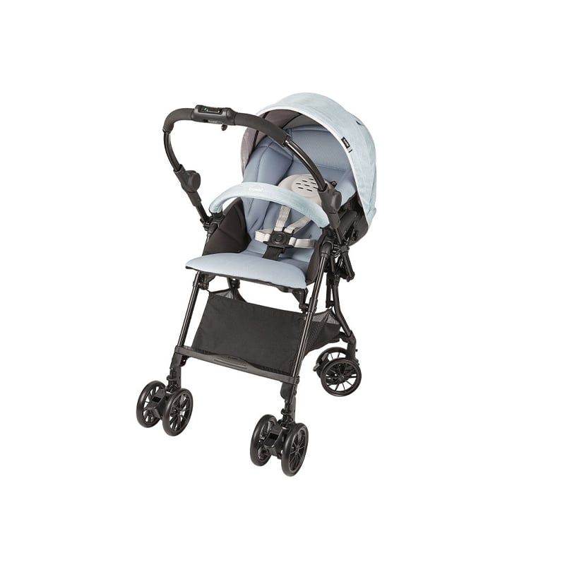 Xe đẩy Combi Neyo 4cas Compact màu xanh