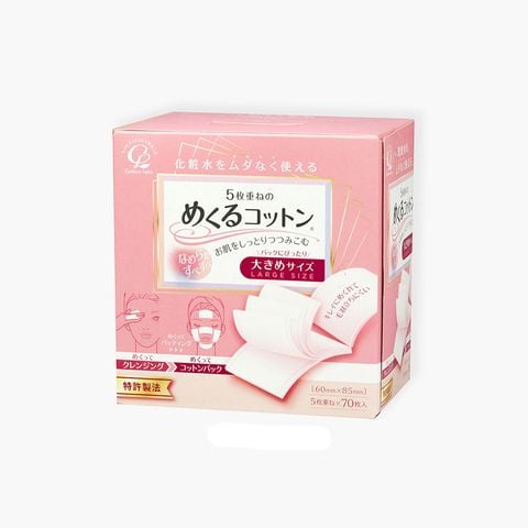 Khăn giấy tẩy trang Labo 5 lớp 70 miếng