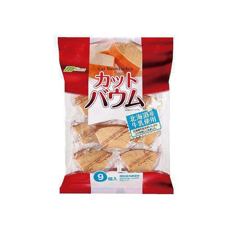 BÁNH NGỌT CUỘN CẮT MIẾNG MARUKIN CUT BAUMKUCHEN - 225G