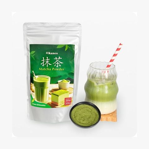 Bột trà xanh Matcha Nhật Bản Kanes 300gs