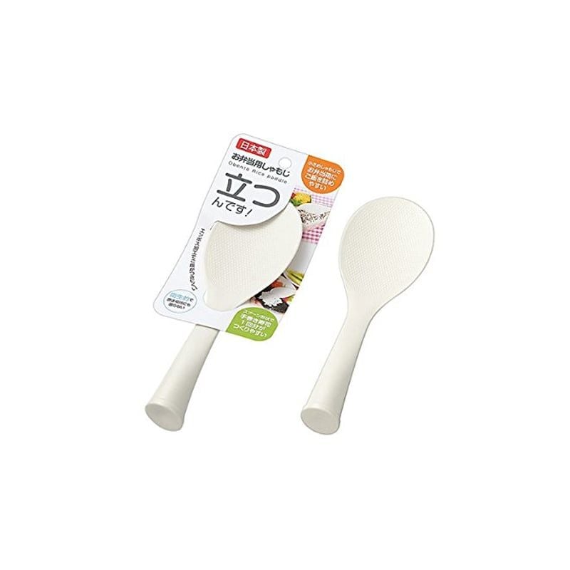 MUÔI XỚI CƠM CHỐNG DÍNH KOKUBO TỰ ĐỨNG (MÀU TRẮNG)