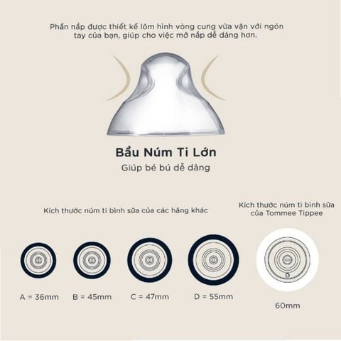 Bình Sữa PP Ty Siêu Mềm Tự Nhiên Tommee Tippee 340ml, Núm Ty Của Bình 3-6 Tháng